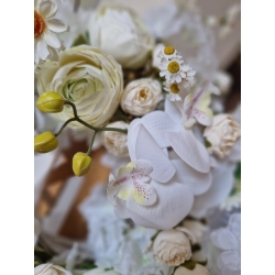 Wianek wiosenny na drzwi 